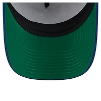 Casquette ajustable New Era 9FORTY blanche/bleue pour homme, style camionneur Texas Rangers