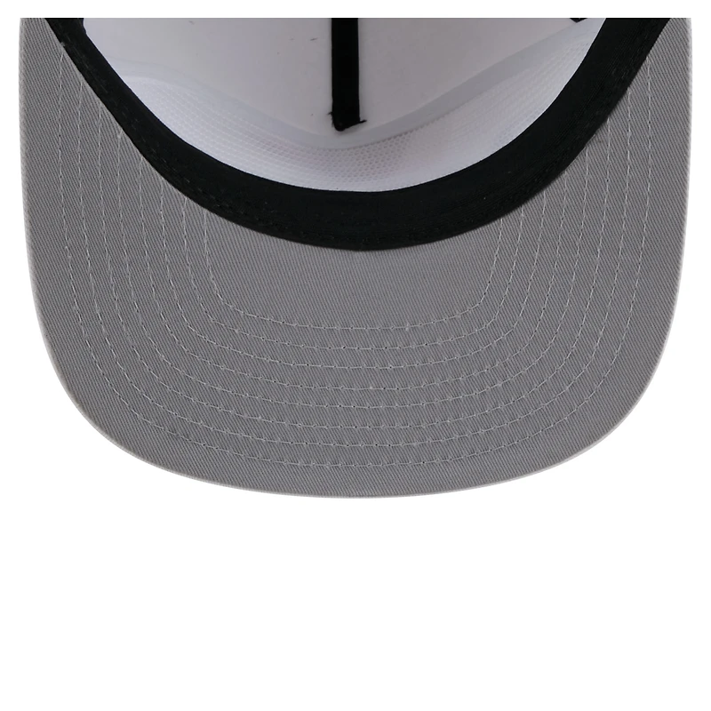 Men's New Era  White Texas Rangers Collide Golfer Snapback Hat