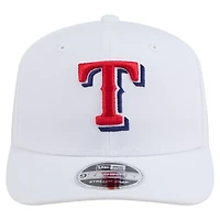 Casquette ajustable New Era blanche Texas Rangers COOLERA 9SEVENTY pour homme