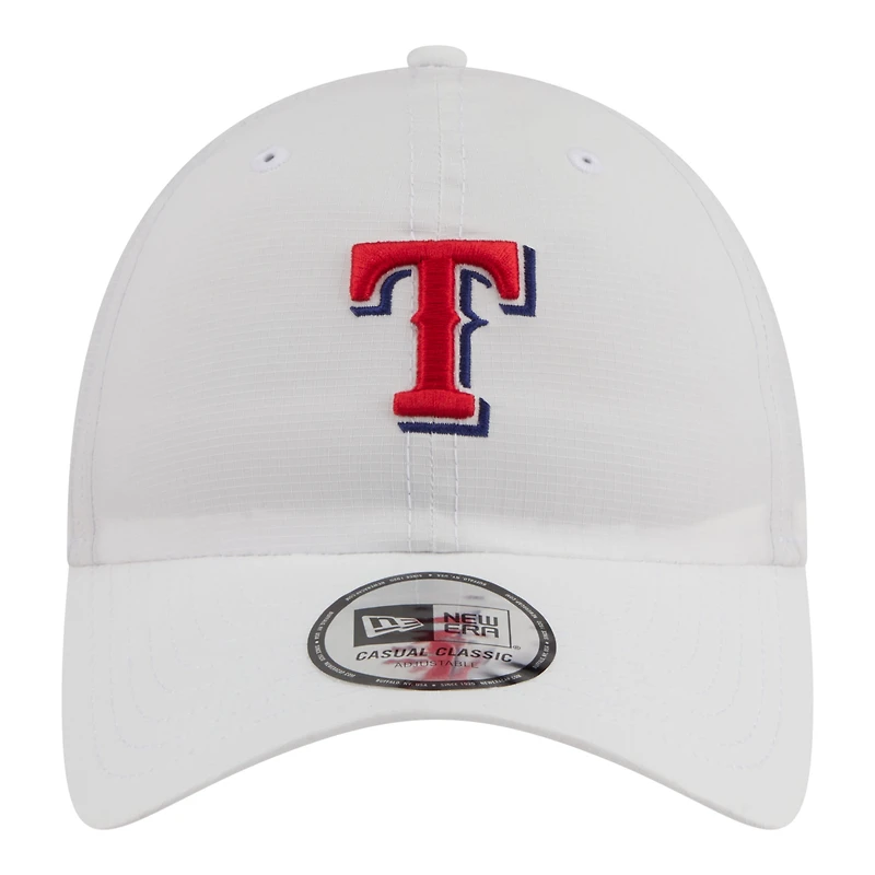 Men's New Era White Texas Rangers Ripstop Casual Classic Adjustable Hat