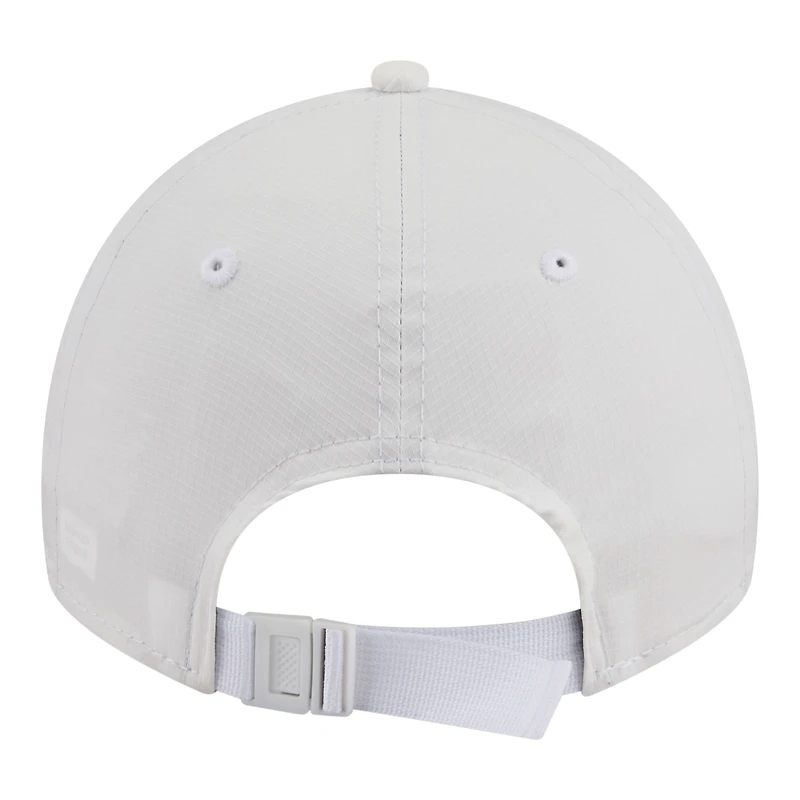 Casquette New Era blanche pour homme, modèle Texas Rangers Ripstop, style classique décontracté et ajustable