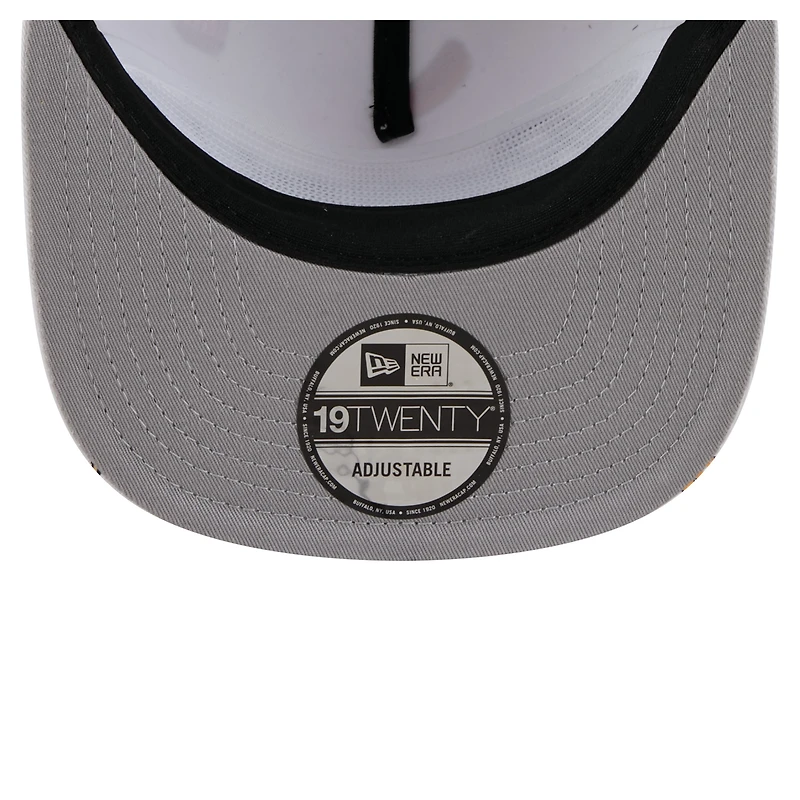 Men's New Era White Texas Rangers Team Cheer Rope 19TWENTY Adjustable Hat
