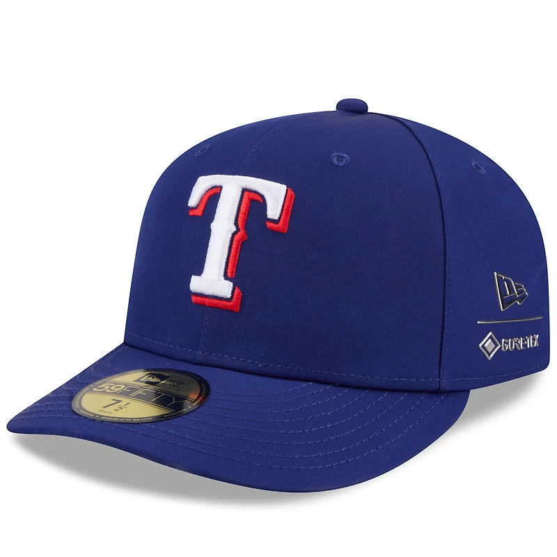 Casquette ajustée New Era x GORE-TEX Royal Texas Rangers 59FIFTY pour homme