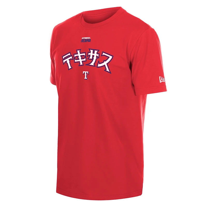 Men's New Era x Hyperfly Red Texas Rangers T-Shirt