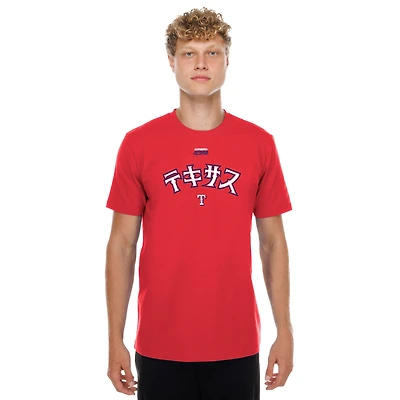 Men's New Era x Hyperfly Red Texas Rangers T-Shirt