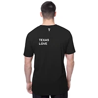 T-shirt noir Texas Rangers New Era x j-FROST pour homme