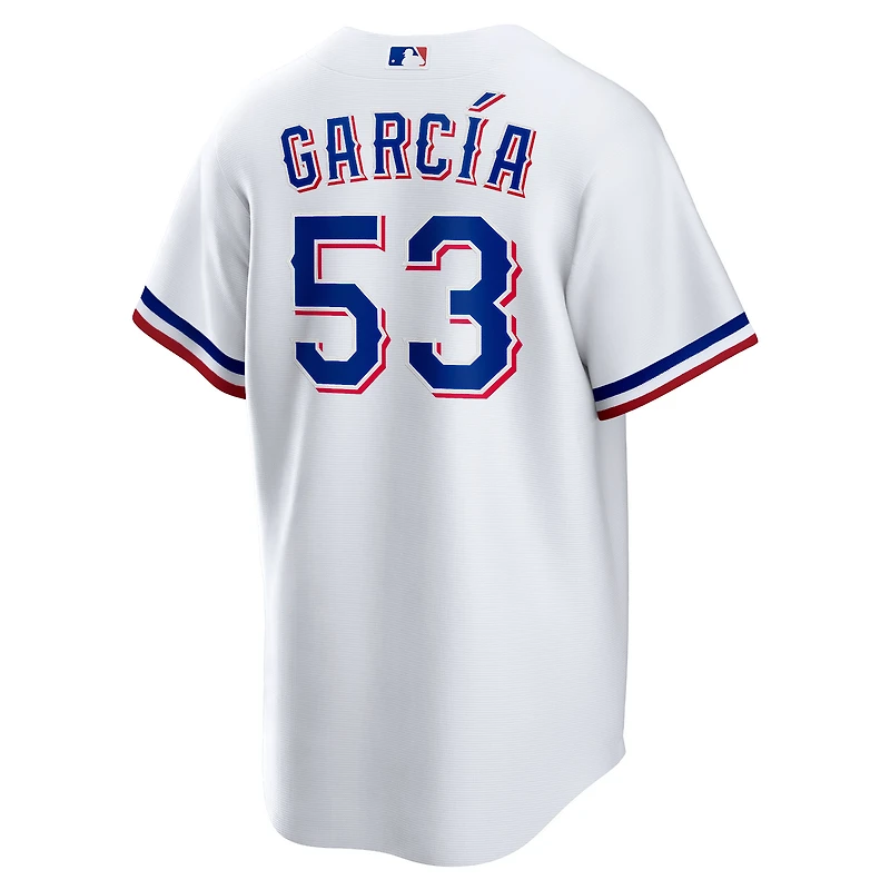Maillot réplique Nike Adolis García blanc des Texas Rangers pour homme, édition 2023