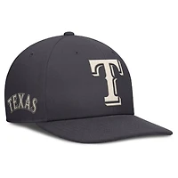 Men's Nike Anthracite Texas Rangers Statement Pro Snapback Hat