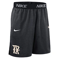 Men's Nike  Black Texas Rangers Authentic Collection City Connect Performance Knit Shorts