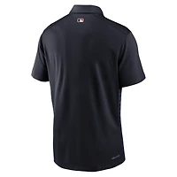 Polo Nike noir Texas Rangers Authentic Collection City Connect Victory Dri-FIT pour homme