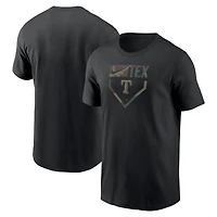 T-shirt camouflage Nike Texas Rangers noir pour homme