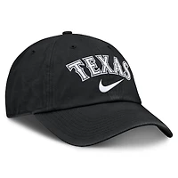 Casquette ajustable Nike Texas Rangers Primetime Club noire pour homme
