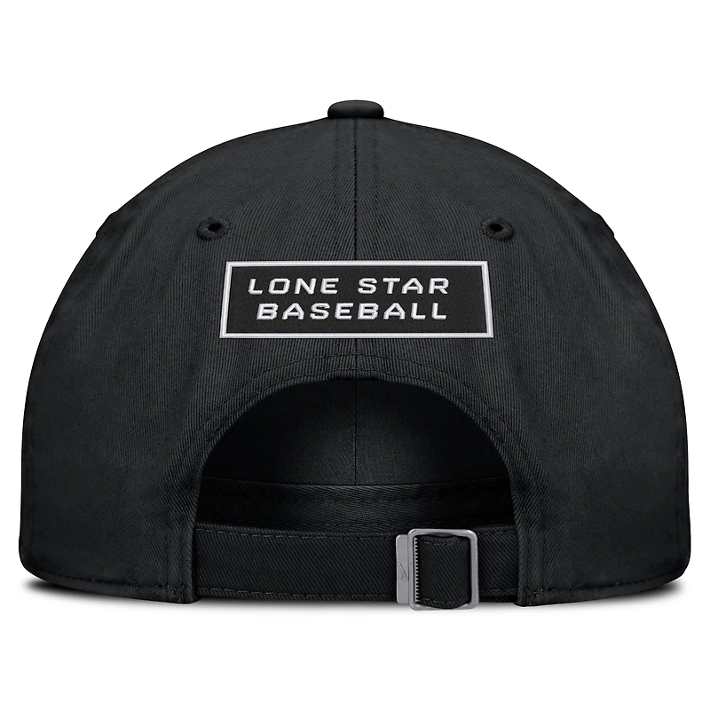 Casquette ajustable Nike Texas Rangers Primetime Club noire pour homme