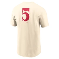 Men's Nike Corey Seager Natural Texas Rangers City Connect Fuse Name & Number T-Shirt