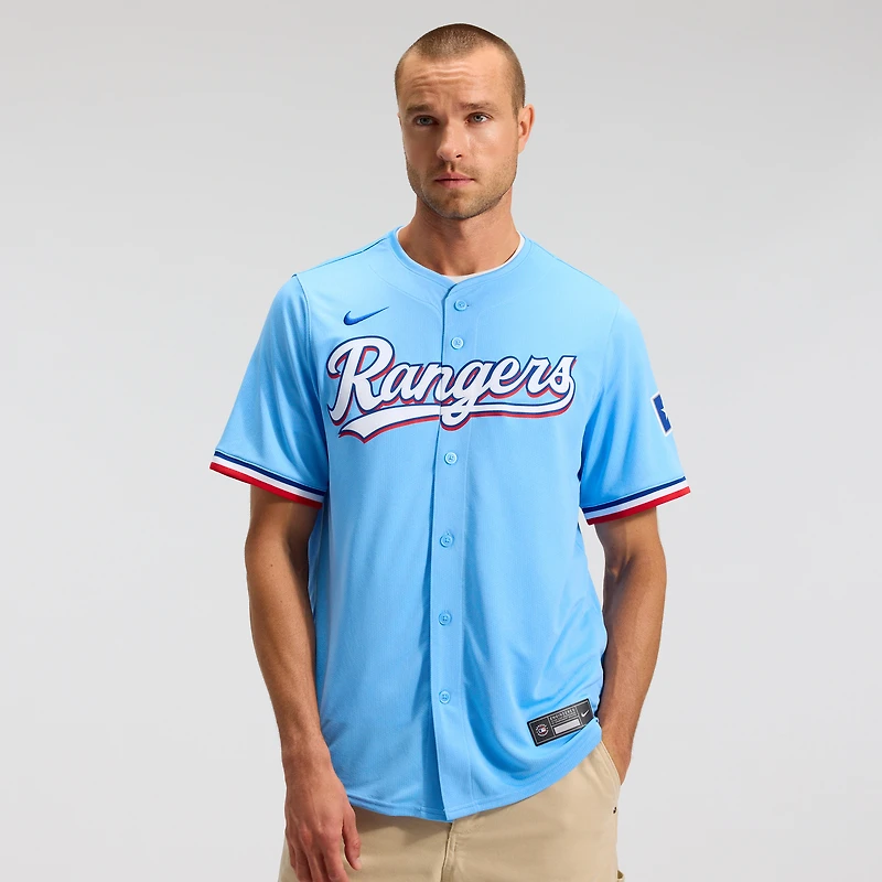 Men's Nike Corey Seager Light Blue Texas Rangers Alternate Limited Player Jersey