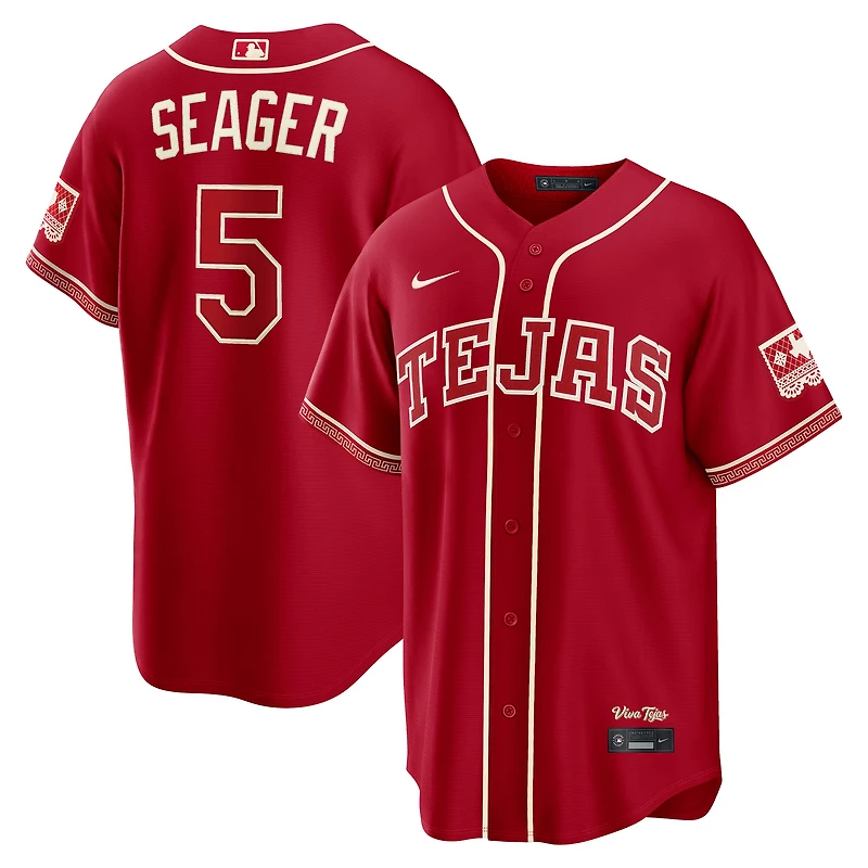 Men's Nike Corey Seager Red Texas Rangers 2026 City Connect Stadium Jersey