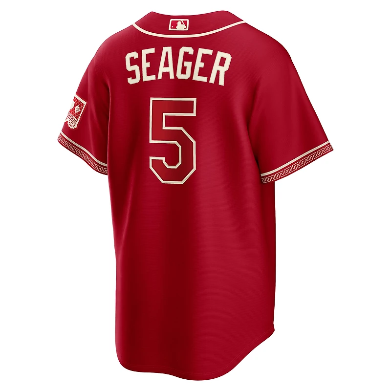 Men's Nike Corey Seager Red Texas Rangers 2026 City Connect Stadium Jersey