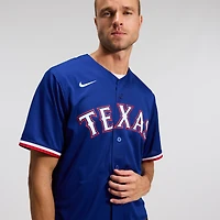 Maillot réplique alternatif bleu clair Nike Corey Seager des Texas Rangers pour homme