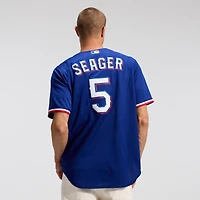 Men's Nike Corey Seager Light Blue Texas Rangers Alternate Replica Jersey
