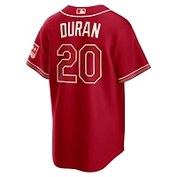 Men's Nike Ezequiel Duran Red Texas Rangers 2026 City Connect Stadium Jersey