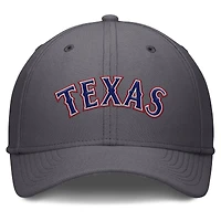 Men's Nike  Gray Texas Rangers Swoosh Performance Flex Hat
