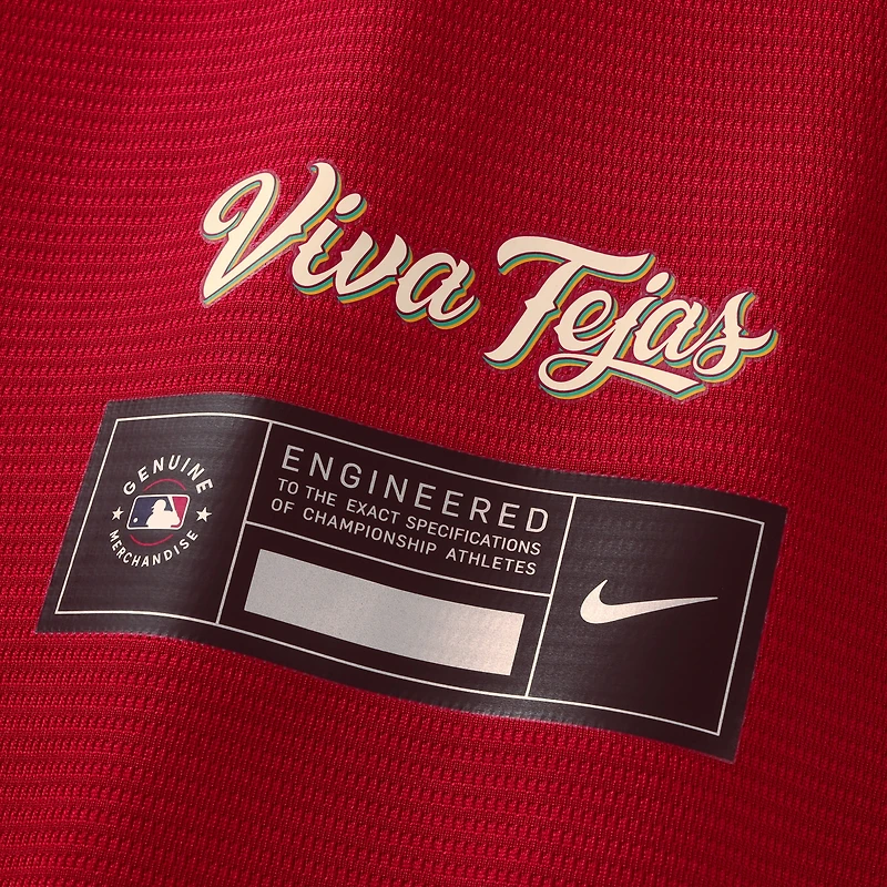 Maillot Nike Joc Pederson rouge Texas Rangers 2026 City Connect Stadium pour homme