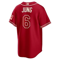 Men's Nike Josh Jung Red Texas Rangers 2026 City Connect Stadium Jersey