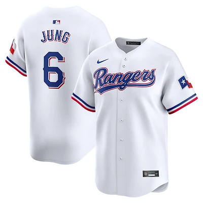 Maillot de joueur Nike Josh Jung blanc Texas Rangers Home Limited pour homme