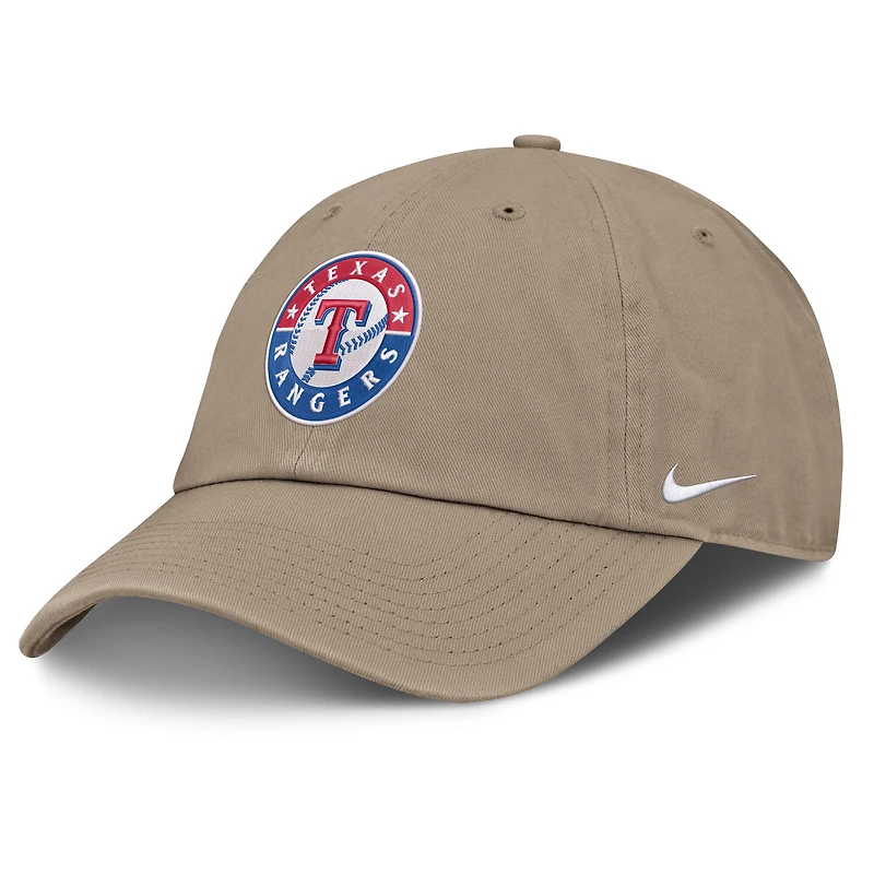 Men's Nike Khaki Texas Rangers Celebrating America's 250th Club Adjustable Hat