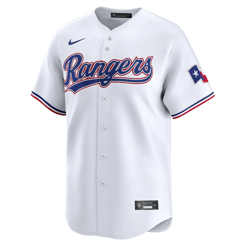 Men's Nike Leody Taveras White Texas Rangers Home Limited Player Jersey