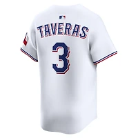 Men's Nike Leody Taveras White Texas Rangers Home Limited Player Jersey