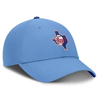 Casquette ajustable Nike bleu clair Texas Rangers Cooperstown Club Dri-FIT pour homme