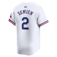 Maillot Nike Marcus Semien pour homme, blanc, Texas Rangers, domicile, joueur limité