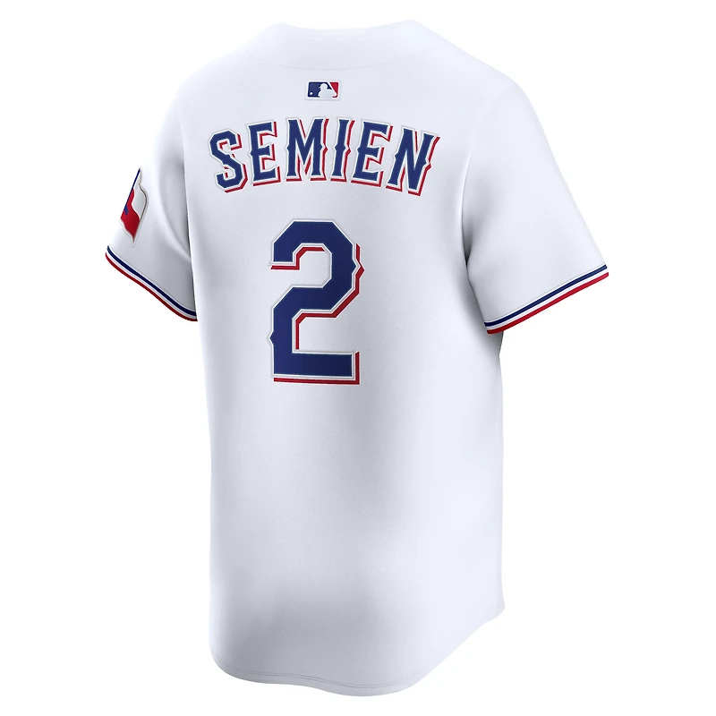 Men's Nike Marcus Semien White Texas Rangers Home Limited Player Jersey