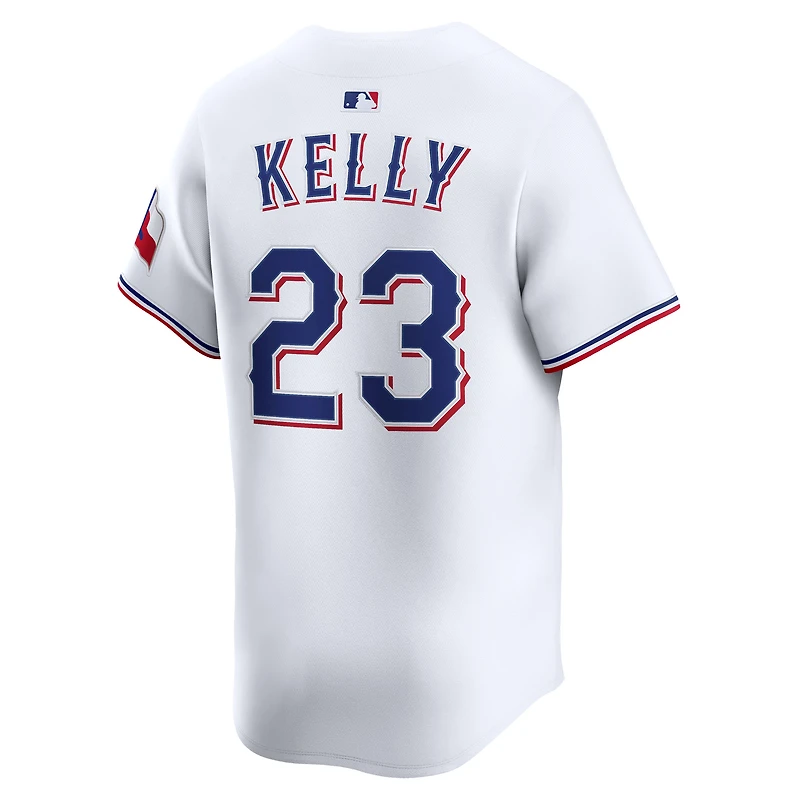 Maillot de joueur Nike Merrill Kelly blanc Texas Rangers domicile édition limitée pour homme