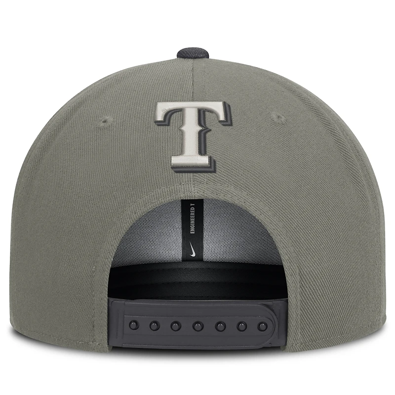Casquette snapback Nike Pro Dri-FIT Olive Texas Rangers pour homme