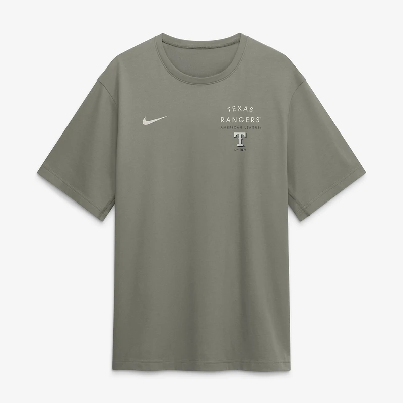 Men's Nike Olive Texas Rangers Statement Dri-FIT Primary T-Shirt