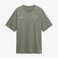 Men's Nike  Olive Texas Rangers Statement Dri-FIT Primary T-Shirt