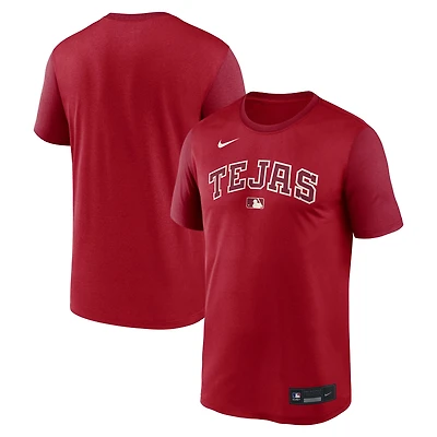 Men's Nike Red Texas Rangers 2026 City Connect Authentic Collection Legend Dri-FIT T-Shirt