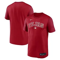 Men's Nike Red Texas Rangers 2026 City Connect Authentic Collection Legend Dri-FIT T-Shirt