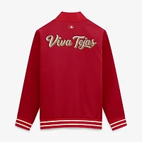 Men's Nike Red Texas Rangers 2026 City Connect Authentic Collection Relaxed Full-Zip Bomber Jacket