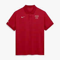Polo rayé Dri-FIT Nike rouge Texas Rangers 2026 City Connect Authentic Collection pour homme