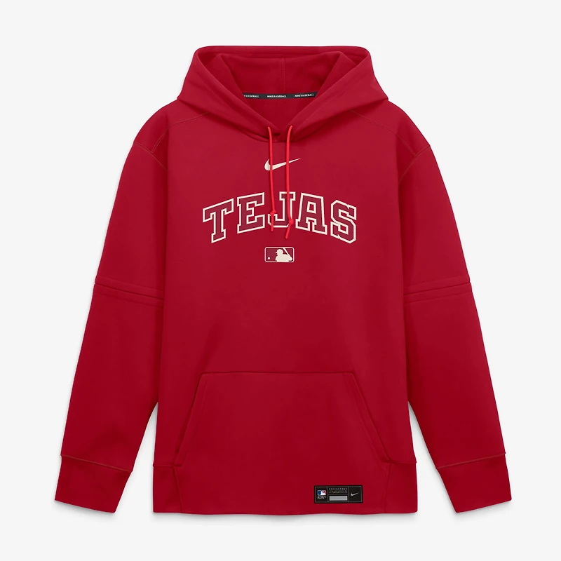 Men's Nike Red Texas Rangers 2026 City Connect Authentic Collection Therma-FIT Hoodie