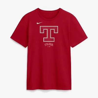 T-shirt Nike rouge Texas Rangers 2026 City Connect pour homme, grand logo