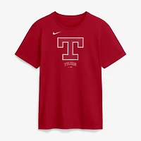T-shirt Nike rouge Texas Rangers 2026 City Connect pour homme, grand logo