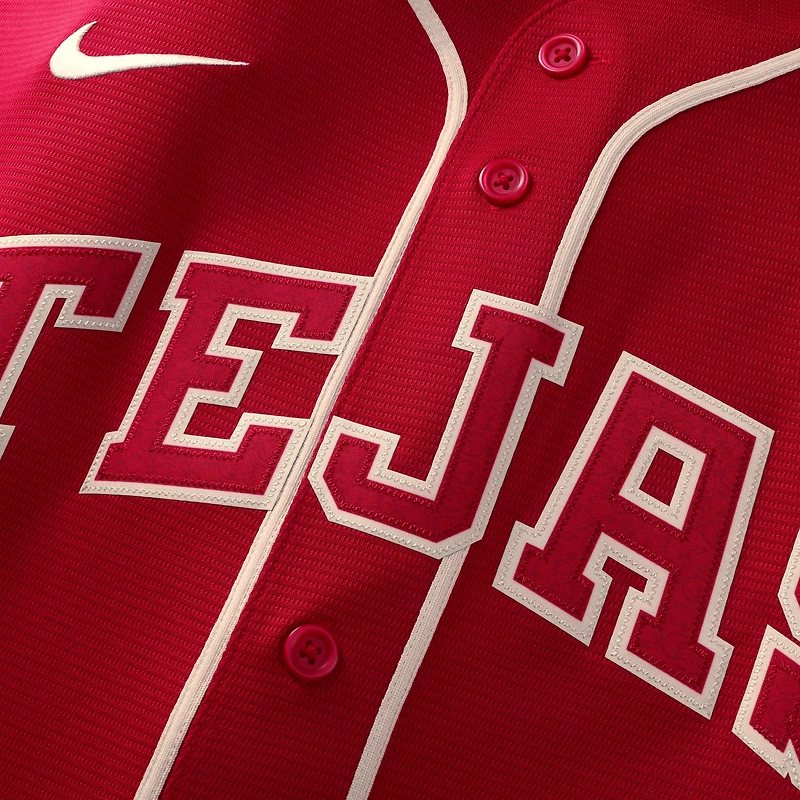 Men's Nike  Red Texas Rangers 2026 City Connect Stadium Jersey