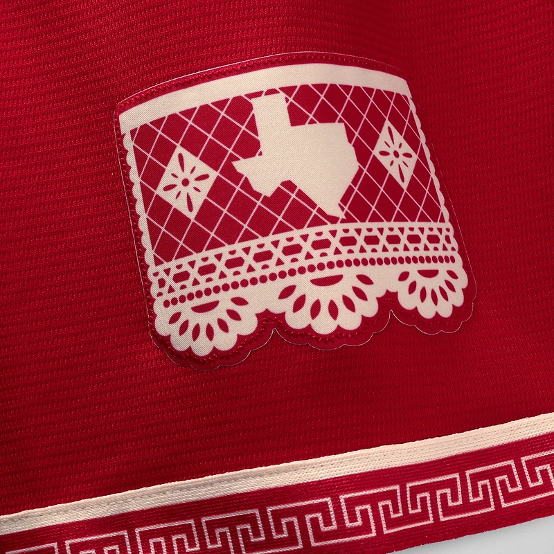 Maillot Nike rouge Texas Rangers 2026 City Connect Stadium pour homme