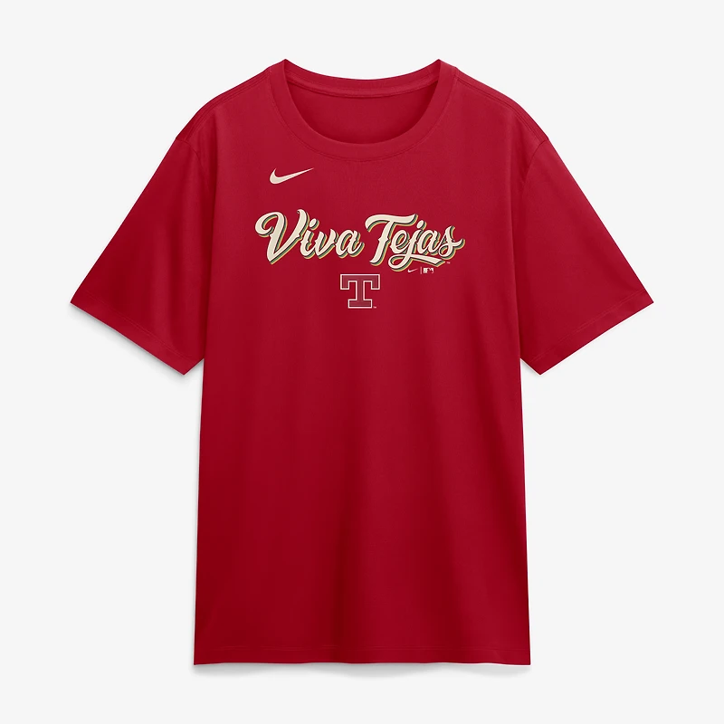 T-shirt Nike Dri-FIT rouge Texas Rangers 2026 City Connect pour homme