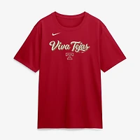 T-shirt Nike Dri-FIT rouge Texas Rangers 2026 City Connect pour homme