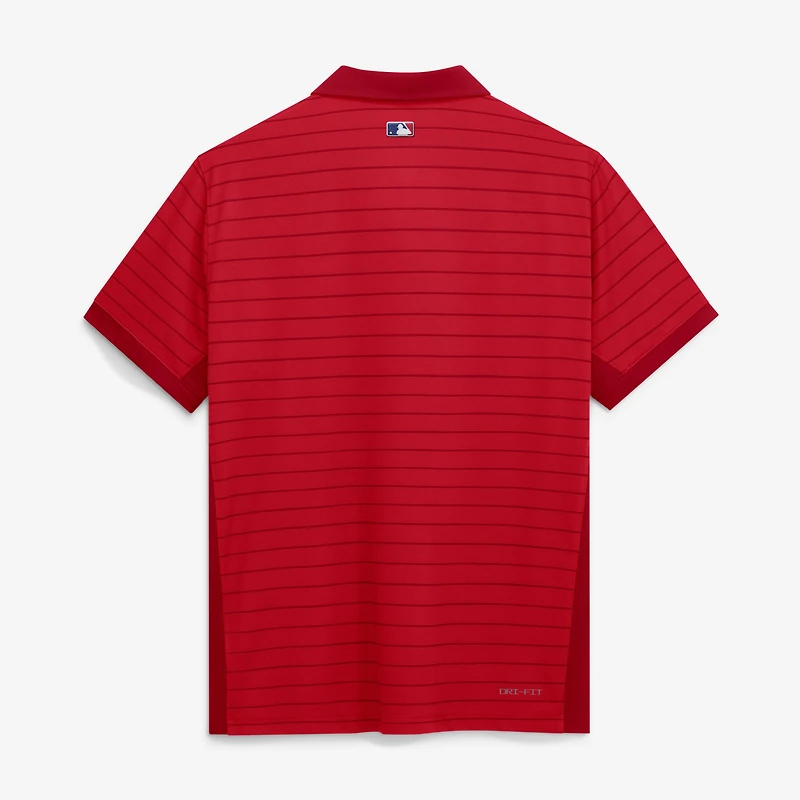 Polo rayé Victory Dri-FIT de la collection authentique des Texas Rangers Nike pour homme